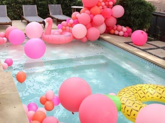 Ideias de Festas na Piscina 2020, Decoração de Festas na Piscina 2020 , Temas de Festas na Piscina 2020