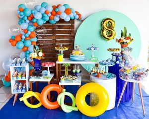 Ideias de Festas na Piscina 2020, Decoração de Festas na Piscina 2020 , Temas de Festas na Piscina 2020